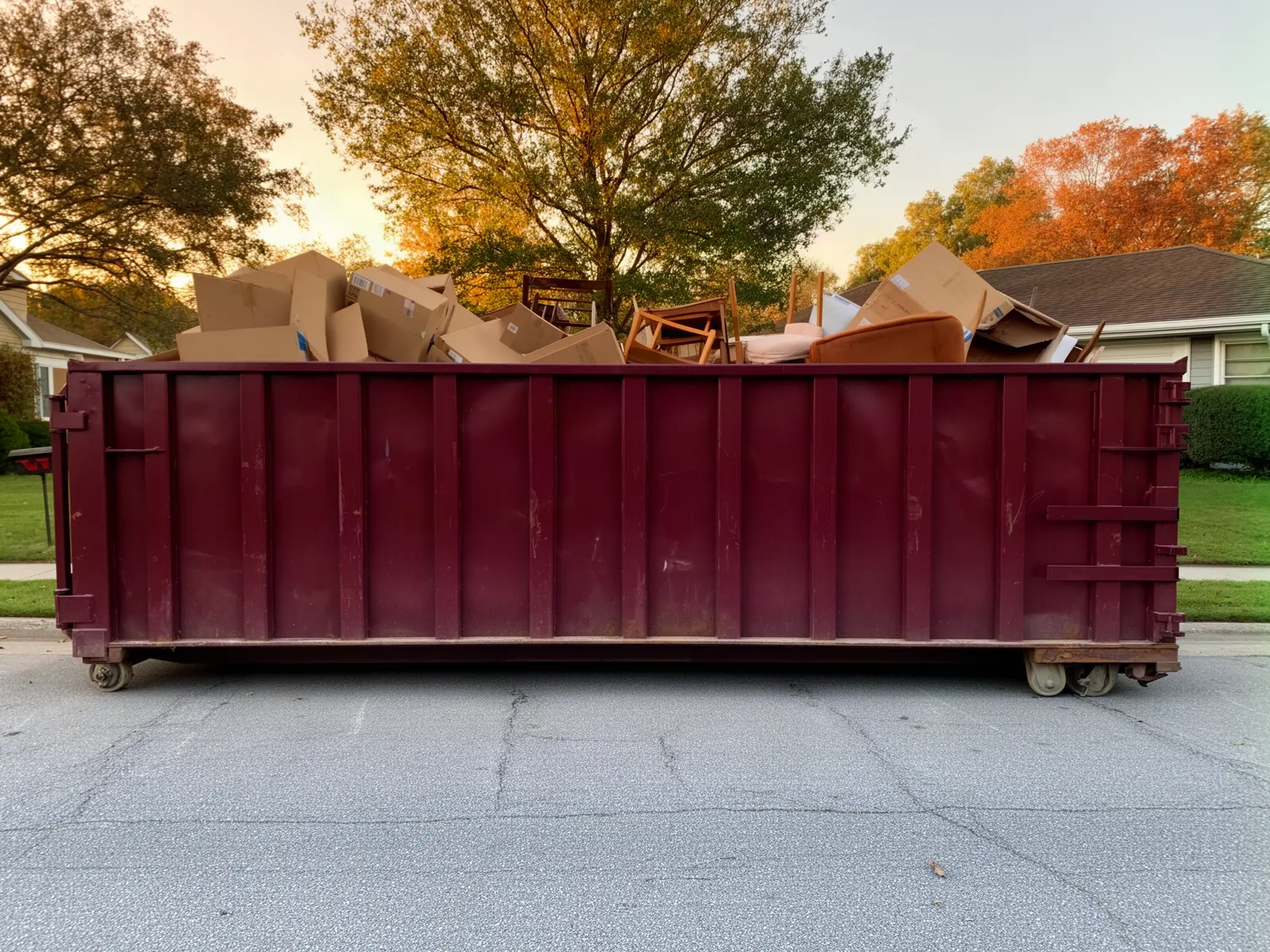 Roll-off dumpster from Boykin's Milwaukee Dumpster Rental Co. in Milwaukee, WI